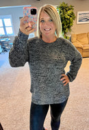 Black Glittering Sweater