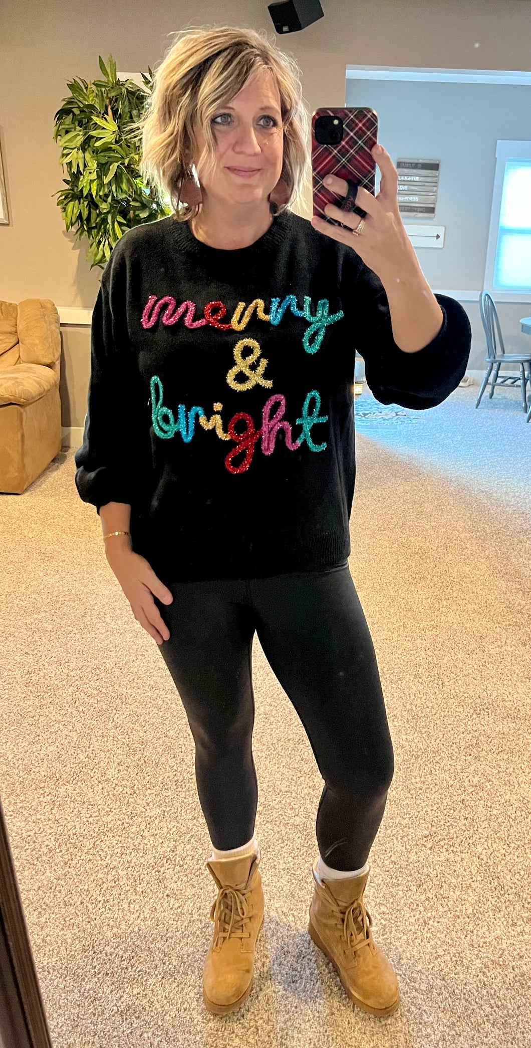 Multi Color Merry And Bright Sweater