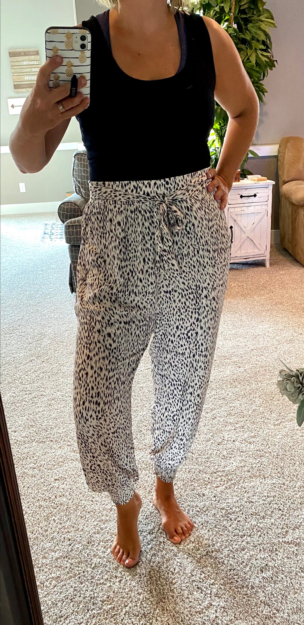 Cheetah Print Pants