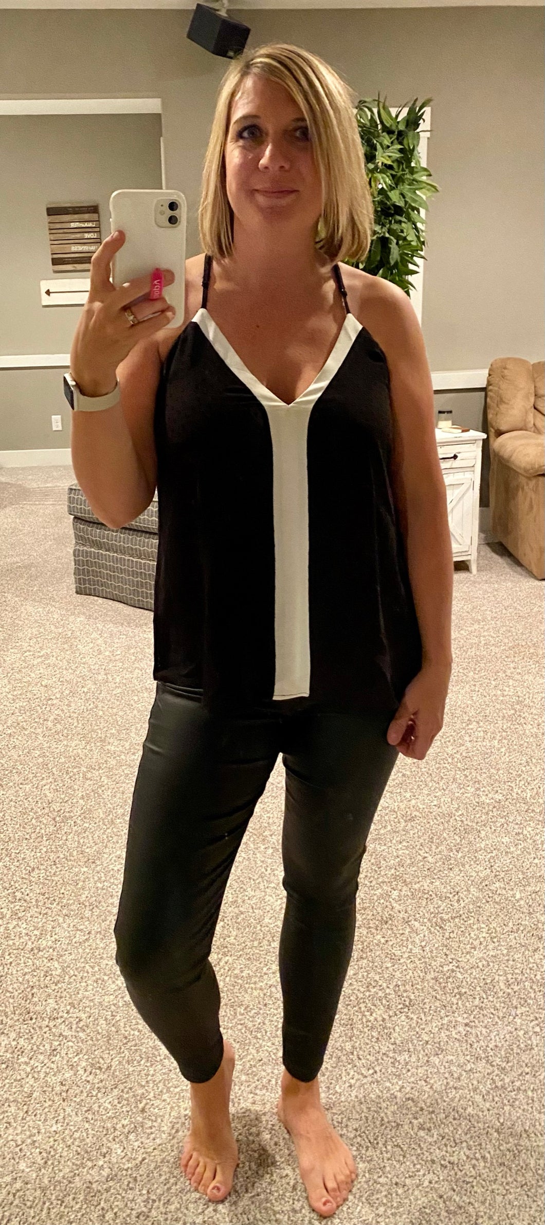 Black Dressy Tank Top
