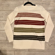 Staccato Multicolored Striped Sweater