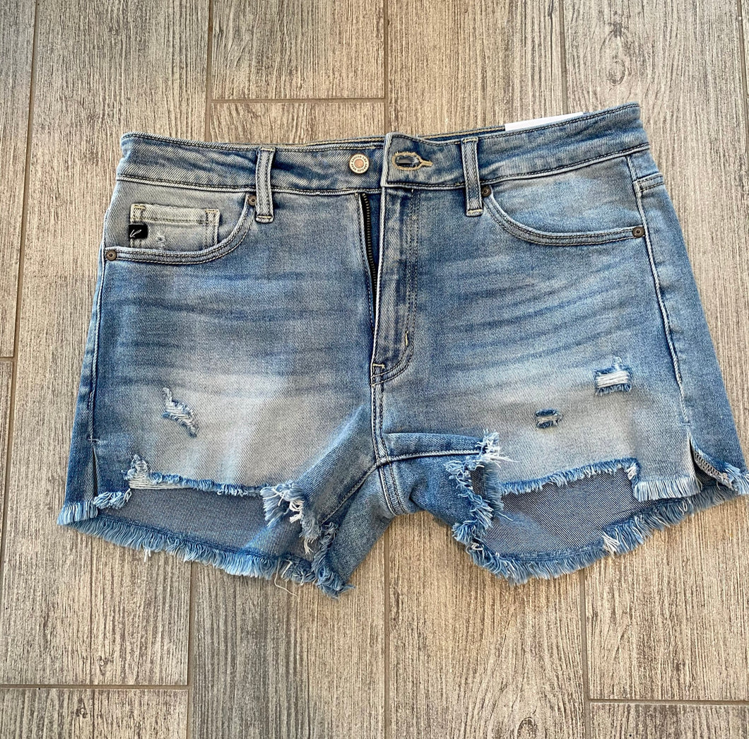 Kan Can Distressed Shorts