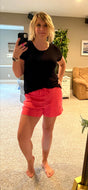 Pink Cotton Shorts