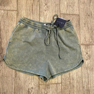 Sage Vintage Cotton Shorts