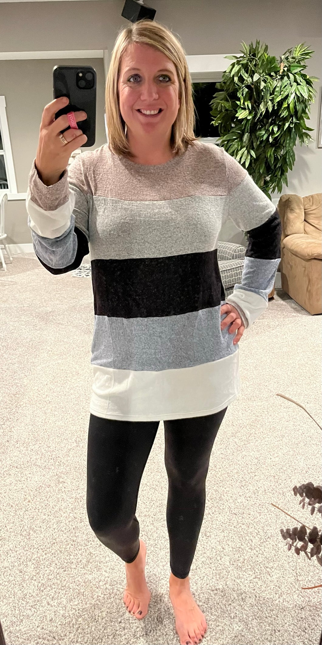 Multi Stripe Tunic