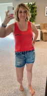 Basic Zipper Tank Top